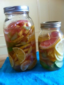 citrus in jars